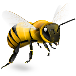 Bee PNG image-4298